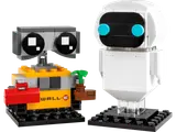 LEGO BrickHeadz WALL•E and EVE figures.