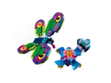 LEGO butterfly and flower.