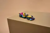F1 ACADEMY™ car on display.
