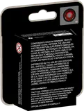 Back of LEGO F1 car packaging.
