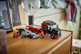 LEGO F1 set on display.