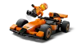 Driver leaping from race car.