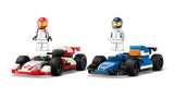 LEGO F1 Cars and Minifigure Drivers