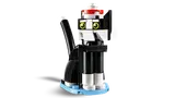 Close-up of LEGO brick-built cat.