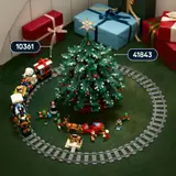 LEGO Christmas tree with train set.