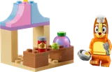 LEGO Bluey stall and Bingo minifigure.