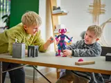 Kids playing with Galactus set.