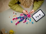 Building Galactus with digital instructions.