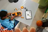 Building LEGO Technic Supra with app.