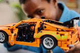 LEGO Technic Supra interior details.