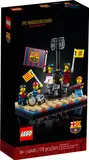 Front of LEGO FC Barcelona Celebration set (40485) box.