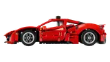 Side view of Technic Ferrari 488 Pista.