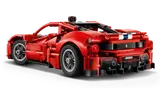 Rear 3/4 view of Ferrari 488 Pista Technic car.