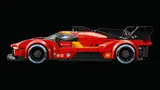 Side profile of LEGO Ferrari 499P.