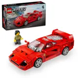 LEGO Ferrari F40 set box and model.