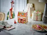 Gingerbread House festive decor.