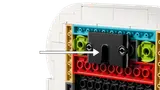 Stand connection point on LEGO FIFA 2026 emblem.