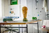 Trophy on desk display