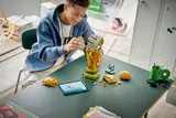 Assembling LEGO trophy