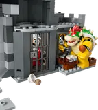 Mario in a dungeon, Bowser taunting.