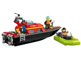 Rear view of the Fire Rescue Boat with engines.