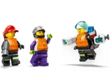 Three firefighter minifigures.
