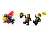 Firefighter minifigures with jetpack.