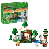 LEGO Minecraft set 21593 box and built model.