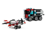 Alternate build: semi-truck and biplane.