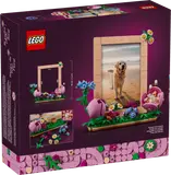 LEGO floral frame box with dimensions.