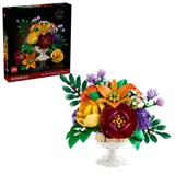 LEGO bouquet with product box.