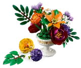 LEGO bouquet mid-assembly.