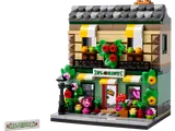 LEGO Flower Store front view with detailed exterior.