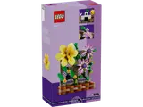 LEGO Flower Trellis Display 40683 box back with details.