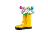 LEGO rain boot with flowers.