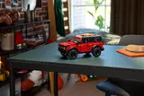 Bronco displayed on a table.