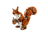 LEGO squirrel with an acorn.