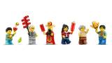 Six minifigures from the set.