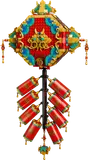 LEGO Fortune Firecracker set, full view.