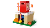 Close-up of popcorn machine's popping action.