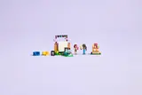 LEGO movie set components spread out.