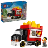 Detailed front of LEGO Fries Food Truck.