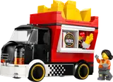 LEGO Fries Food Truck with chef and customer.
