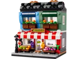 Front view of the LEGO Fruit Store.