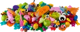 Pile of colorful, funky LEGO parts.
