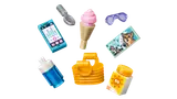 Close-up of LEGO Friends accessories.