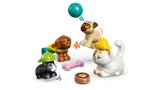 LEGO pet figures with accessories.
