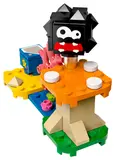Close-up of Fuzzy on mushroom platform.