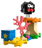 Side view of Super Mario course elements.