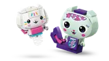 Cakey Cat and Mercat character close-up.